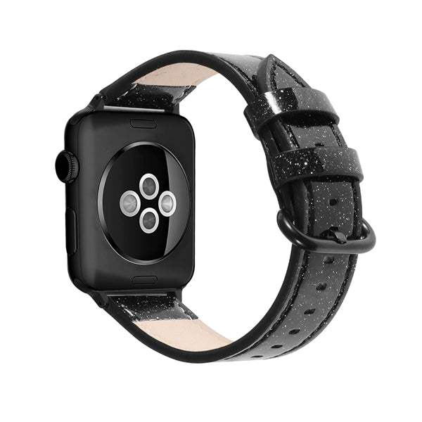 Iwatch leather glitter strap