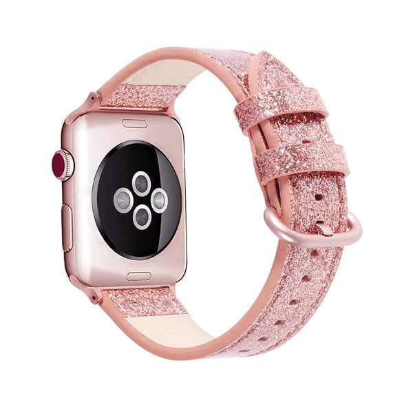 Iwatch leather glitter strap